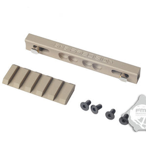 FMA CNC LOWPRO 45° Handguard RIS Rail - Tan