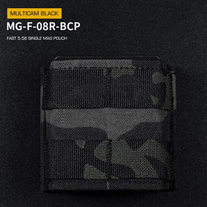 FAST Type Single 5.56 Magazine Pouch (Short) - MC Black