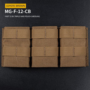 FAST Type Triple 5.56 Magazine Pouch  (Medium) - Coyote