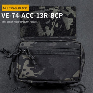 MK4 Chest Rig Drop Dump Pouch - MC Black