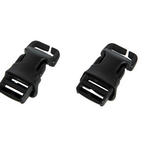 Plastic Buckle Up Adapters - Black