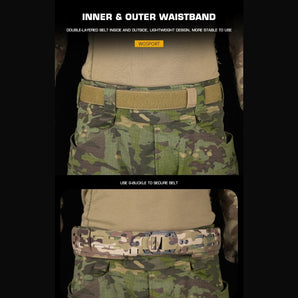 WST WRC Lightweight Combination Shooters Belt with Molle Webbing - Coyote