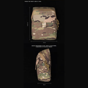 WST Multifunctional Molle Pouch GP with Zipper - Coyote