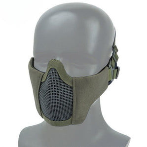 WST MINI Steel Mesh Mask, Children / Ladies - Ranger Green