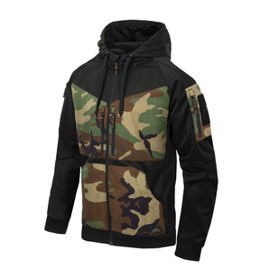 HELIKON ROGUE Hoodie - Black/US Woodland