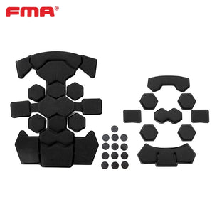 FMA Yunlin Dual Layer Memory Foam Helmet Pad Kit - Black