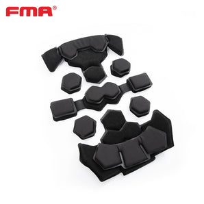 FMA Yunlin Dual Layer Memory Foam Helmet Pad Kit - Black