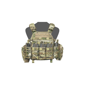 Warrior DCS Plate Carrier AR15 open, Multicam