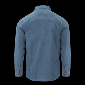 DEFENDER Mk2 Gentleman Shirt(R) - Melange Blue