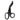 First aid scissors E.M.S. black