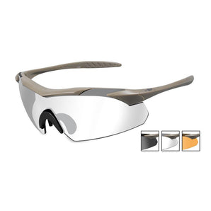 Goggles VAPOR Smoke Grey plus Clear plus Light Rust/Matte Tan