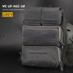 JPC vest 2.0 Accessory Bag II - Grey