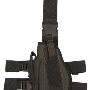 LEFT thigh pistol holster OLIVE