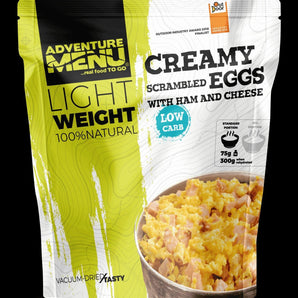 Lightweight Creamy scrambled eggs with ham and cheese 400g