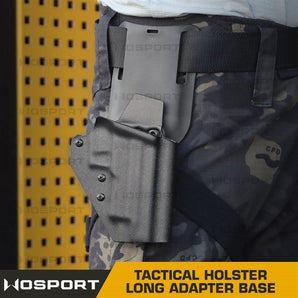 Lowered belt platform for holster - TAN