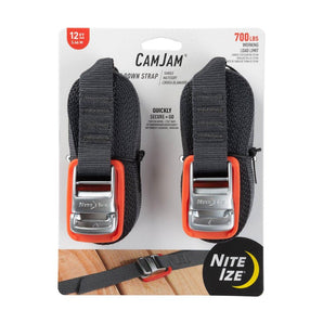 Nite Ize CamJam(R) Tie Down Straps 12ft - 2 Pack