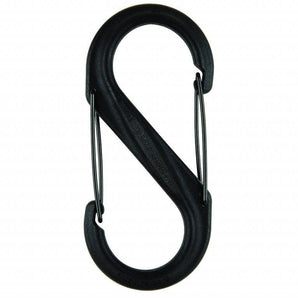 S-BINER(R) PLASTIC DUAL CARABINER, black - size 4