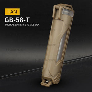 Tactical battery storage box - TAN