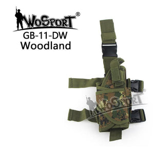 Tactical leg holster Tornado, Digital Woodland