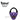 WoSporT devil/Samurai mask - Purple